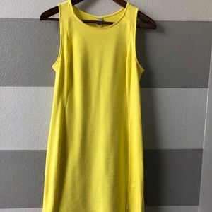 Yellow tank dress!
